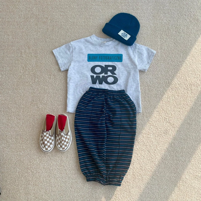 Middle Name - Korean Children Fashion - #magicofchildhood - Vintage Short Sleeve Tee - 4