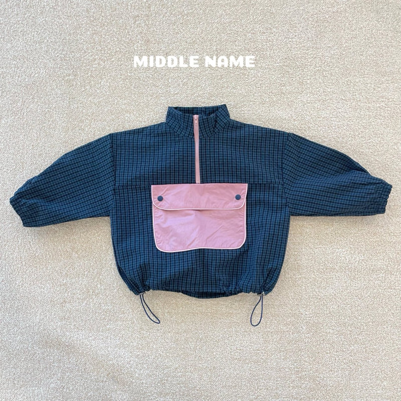 Middle Name - Korean Children Fashion - #minifashionista - Raglan Pocket Anorak