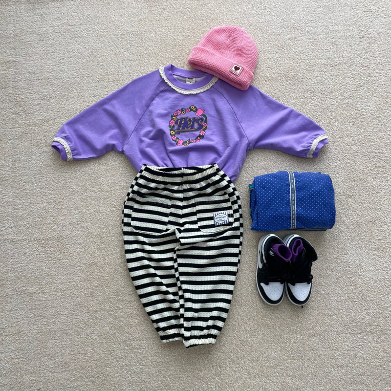 Middle Name - Korean Children Fashion - #prettylittlegirls - Stripe Patch Pants - 11