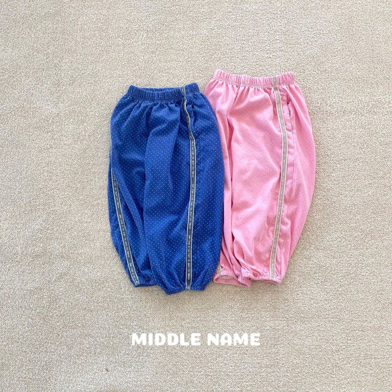 Middle Name - Korean Children Fashion - #todddlerfashion - Dot Tape Pants