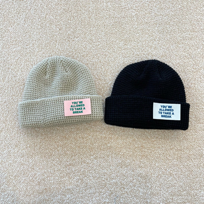 Middle Name - Korean Children Fashion - #toddlerclothing - Patch Beanie - 12