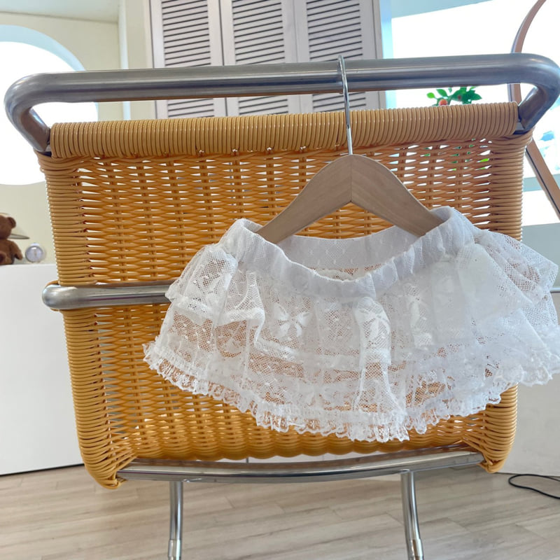 Middle Name - Korean Children Fashion - #toddlerclothing - Ribbon Lace Skirt - 11
