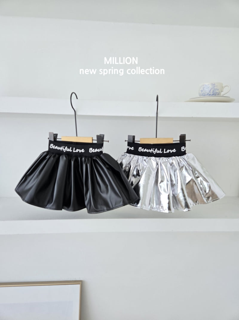 Million Dollar Baby - Korean Baby Fashion - #babylifestyle - Banding Shirring Skirt - 2