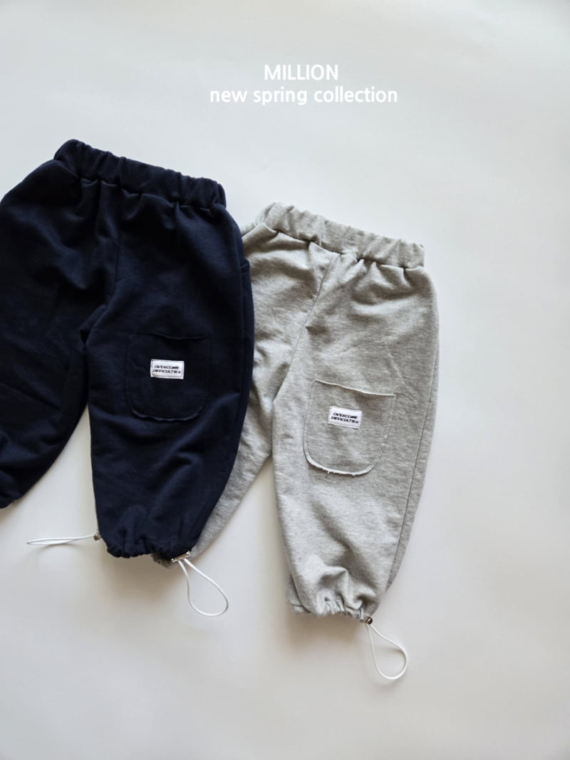Million Dollar Baby - Korean Baby Fashion - #babyoninstagram - Back Pocket String Pants - 6