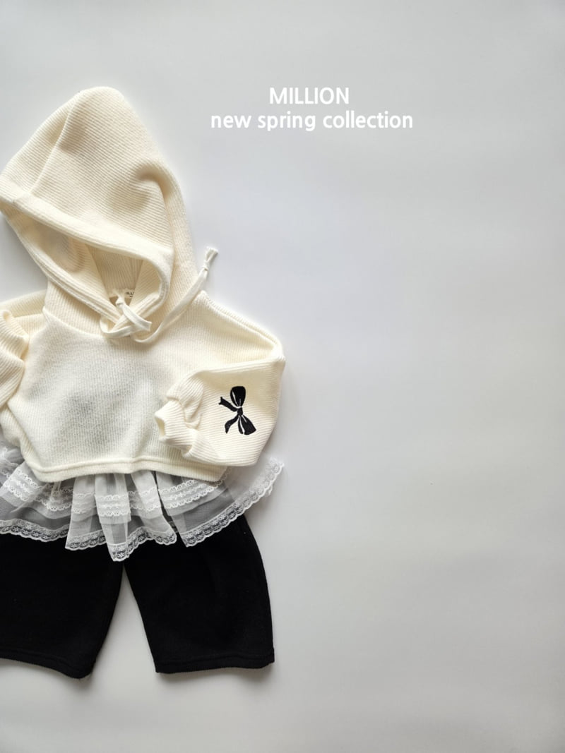 Million Dollar Baby - Korean Baby Fashion - #babyoutfit - Soft Hoodie - 6
