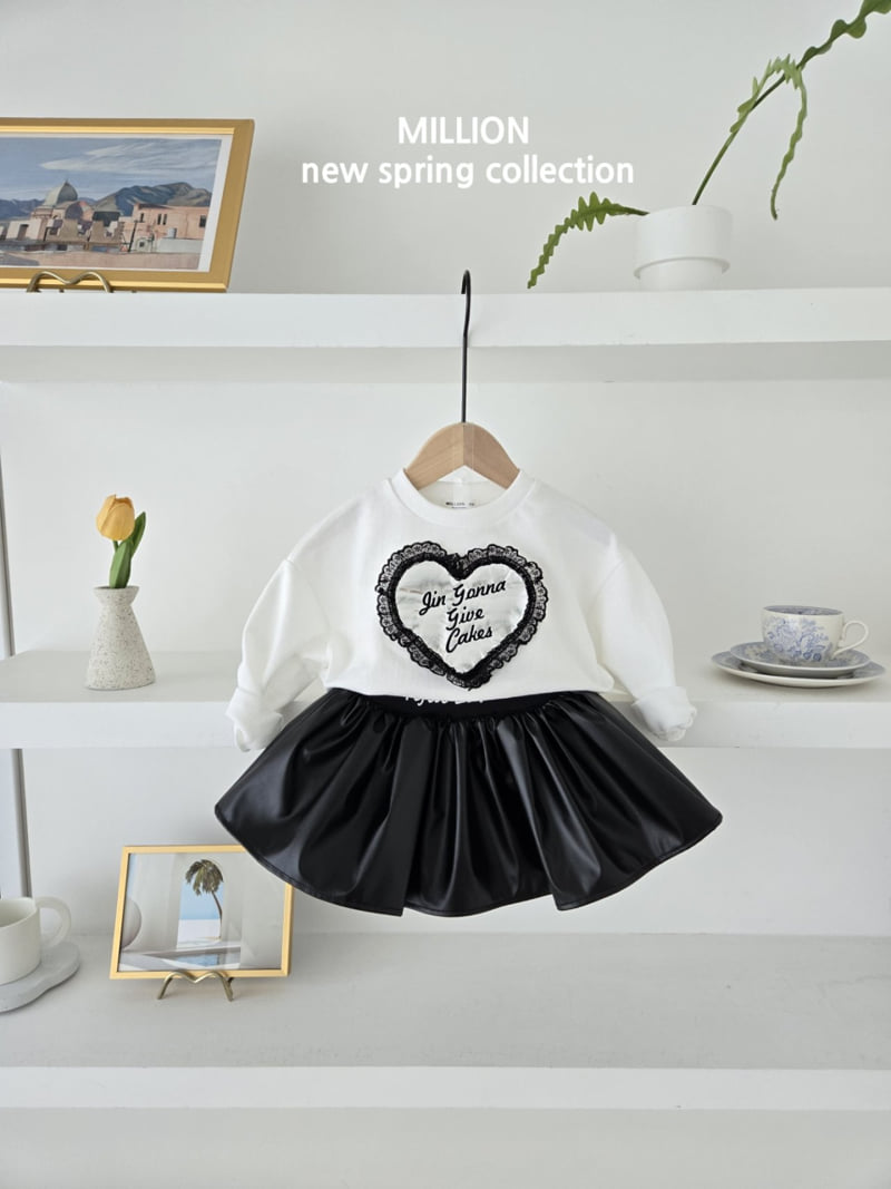 Million Dollar Baby - Korean Baby Fashion - #babyoutfit - Banding Shirring Skirt - 5