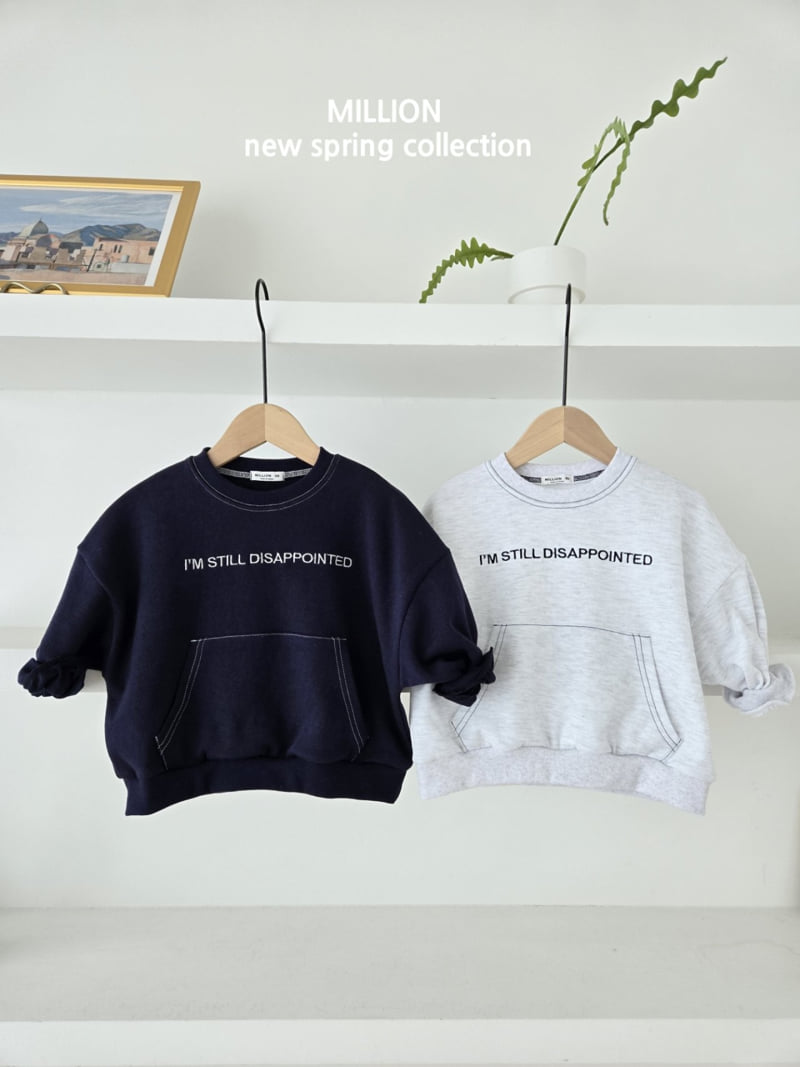 Million Dollar Baby - Korean Baby Fashion - #onlinebabyboutique - Stitch Sweatshirts