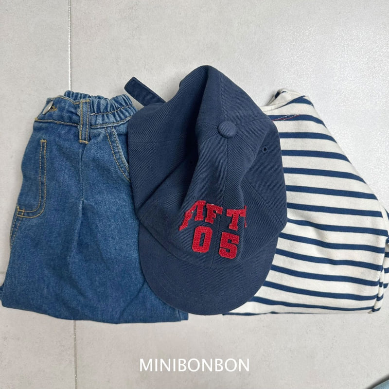 Mini Bongbong - Korean Children Fashion - #stylishchildhood - Note Stripe Tee - 4