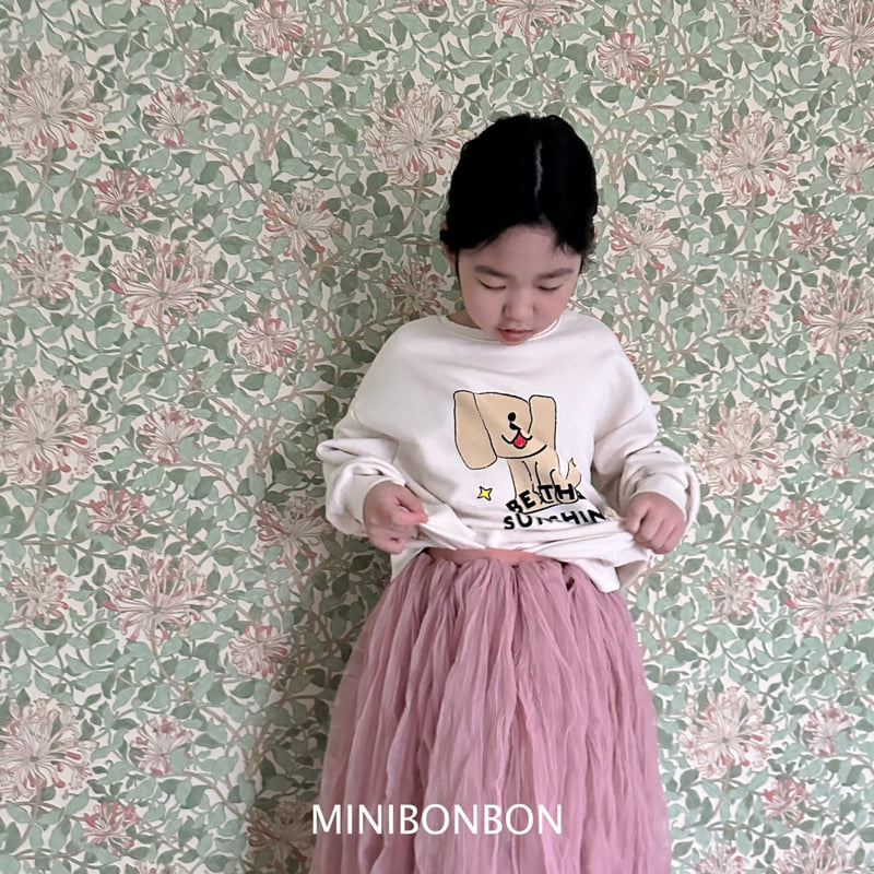 Mini Bongbong - Korean Children Fashion - #designkidswear - Tan Sweatshirts - 8