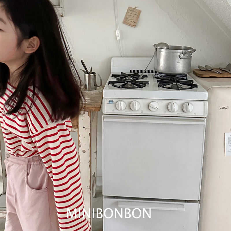 Mini Bongbong - Korean Children Fashion - #designkidswear - Note Stripe Tee - 6