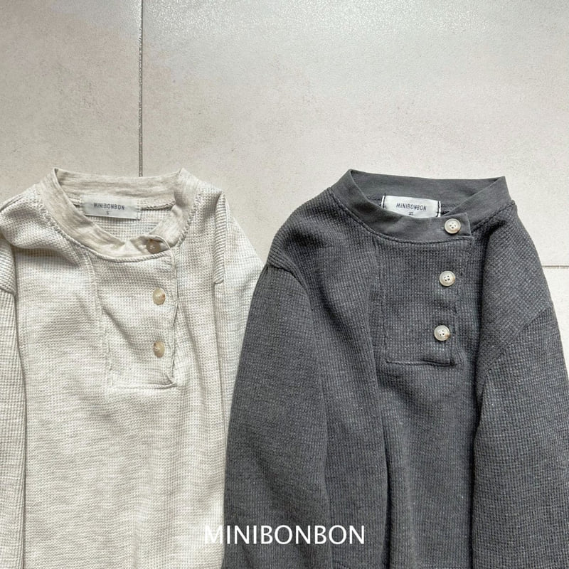 Mini Bongbong - Korean Children Fashion - #designkidswear - Coco Waffle Tee - 2