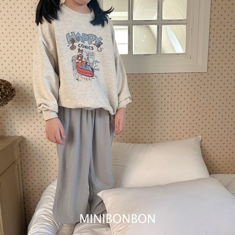 Mini Bongbong - Korean Children Fashion - #discoveringself - Love You Pants - 8