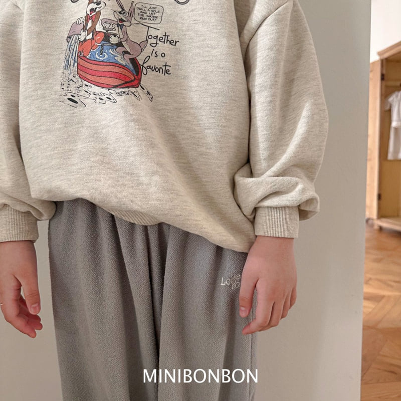Mini Bongbong - Korean Children Fashion - #fashionkids - Love You Pants - 9