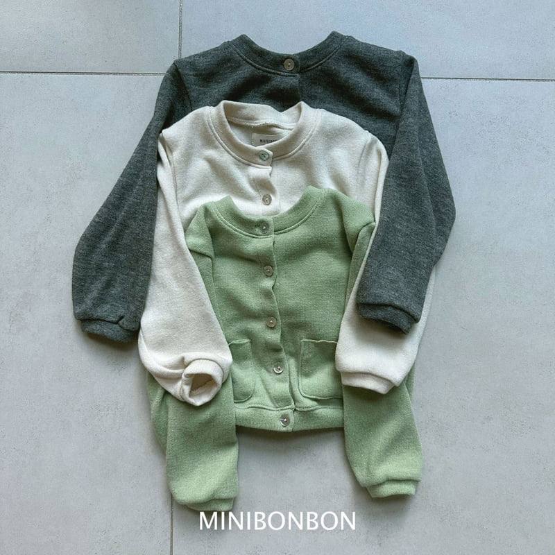 Mini Bongbong - Korean Children Fashion - #fashionkids - Apple Cardigan - 2