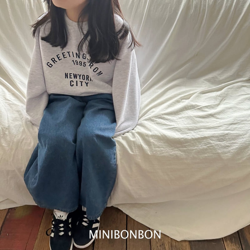 Mini Bongbong - Korean Children Fashion - #littlefashionista - Pintuck Denim Pants - 8