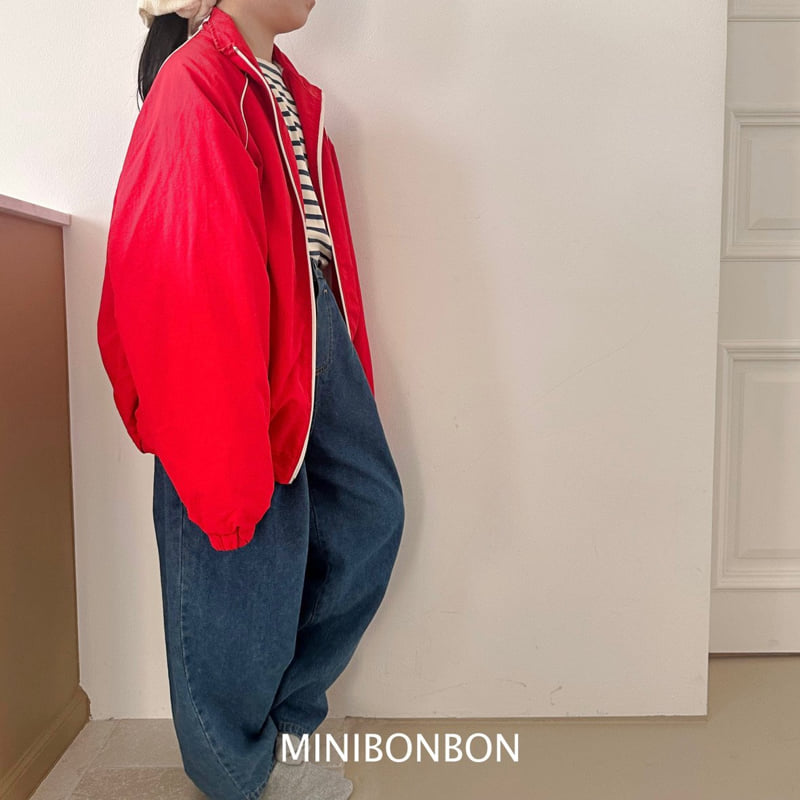 Mini Bongbong - Korean Children Fashion - #magicofchildhood - Pintuck Denim Pants - 9