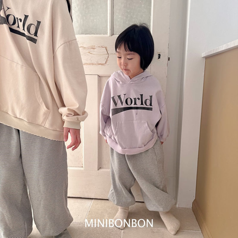 Mini Bongbong - Korean Children Fashion - #minifashionista - World Hoody - 6