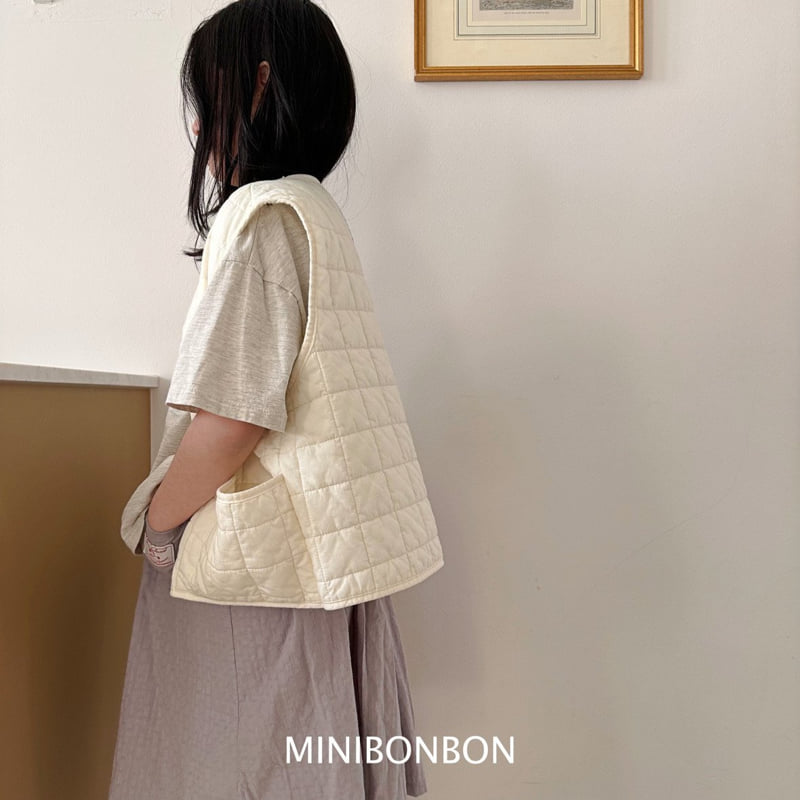 Mini Bongbong - Korean Children Fashion - #toddlerclothing - Square Vest - 10