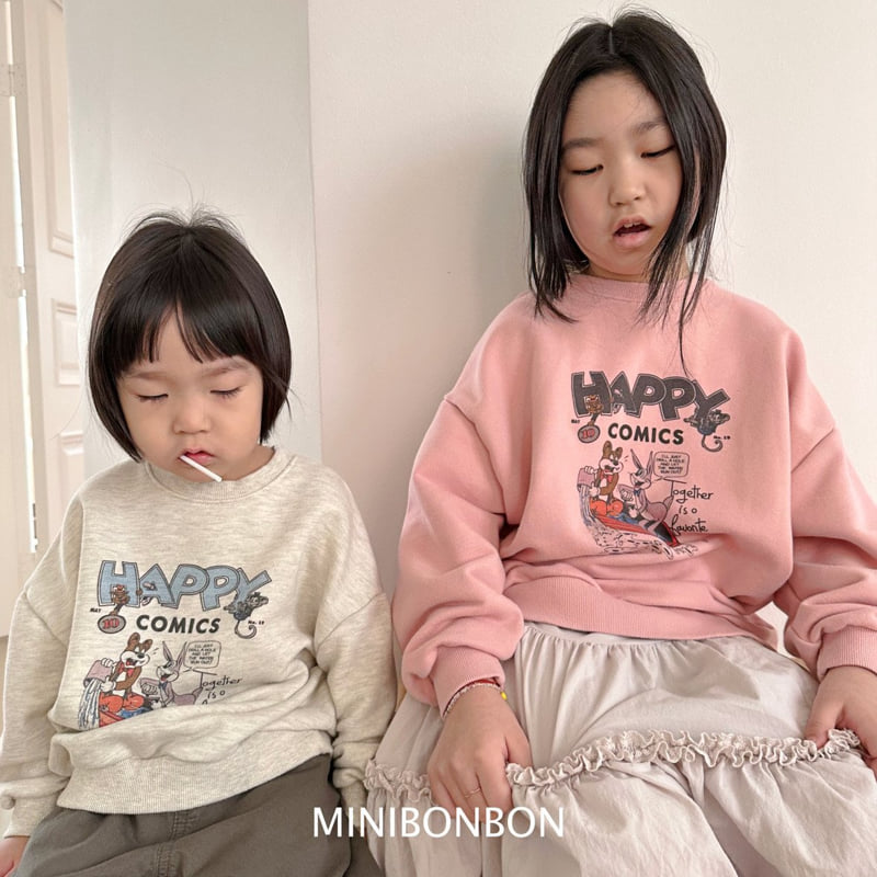 Mini Bongbong - Korean Women Fashion - #momslook - Comic Sweatshirts MOM - 9