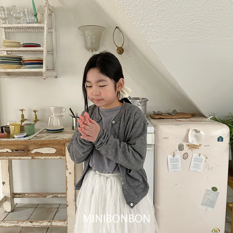 Mini Bongbong - Korean Women Fashion - #momslook - Apple Cardigan MOM - 7
