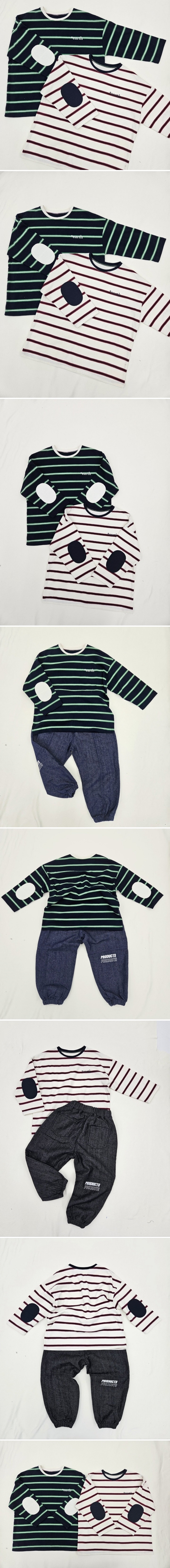 Mini Cabinet - Korean Children Fashion - #stylishchildhood - Multi Stripe Tee