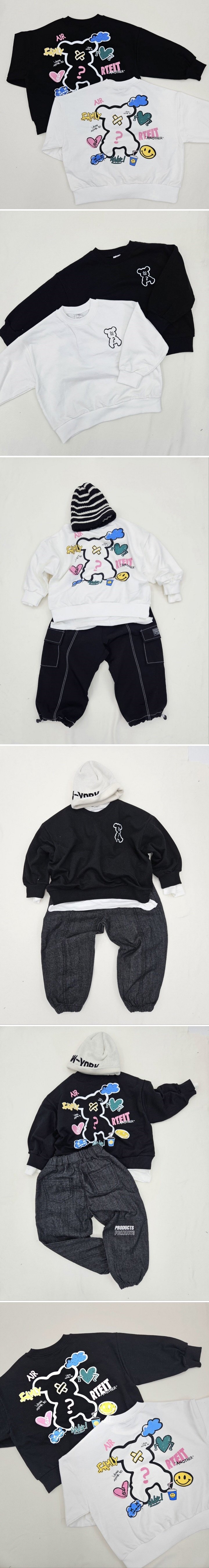 Mini Cabinet - Korean Children Fashion - #toddlerclothing - Bear Sweatshirts