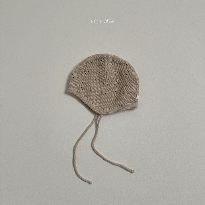 Mini Robe - Korean Baby Fashion - #smilingbaby - Spring Eyelet Bonnet - 4