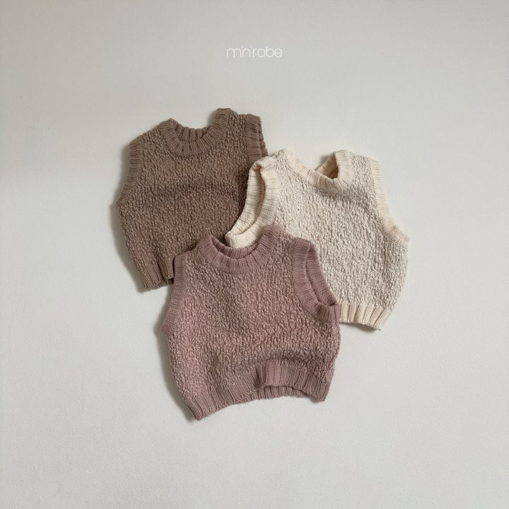Mini Robe - Korean Baby Fashion - #babyboutique - Roa Knit Vest
