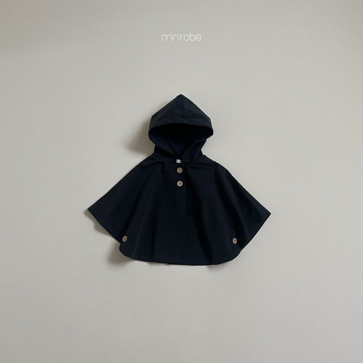 Mini Robe - Korean Baby Fashion - #babyboutique - Hooded Cape Coat - 5