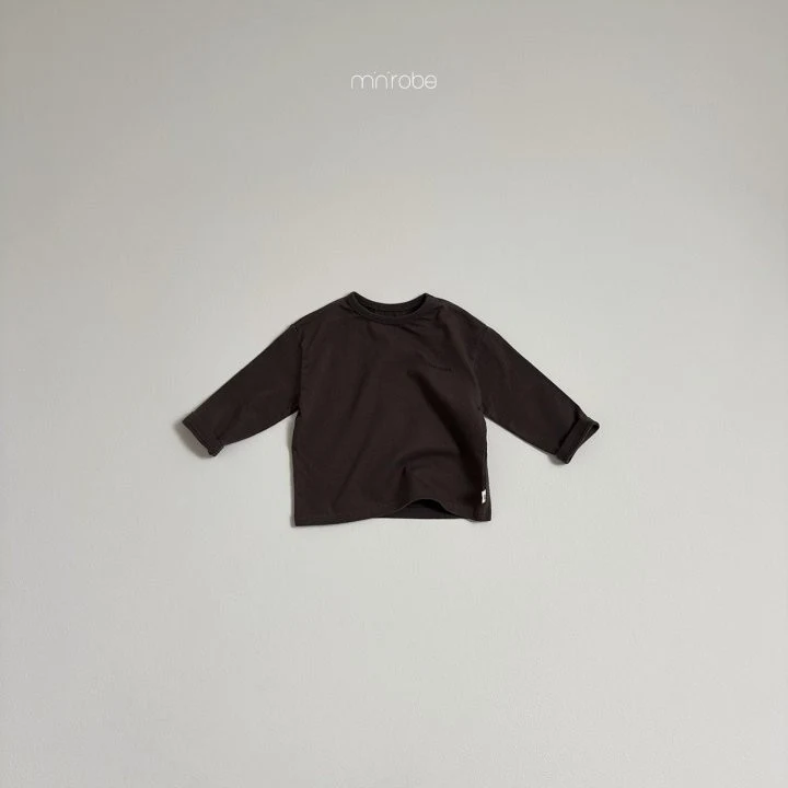 Mini Robe - Korean Baby Fashion - #babyboutique - Robe Logo Long Sleeve Tee - 8
