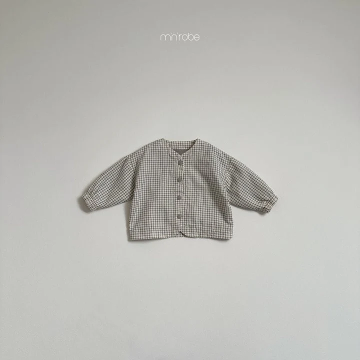 Mini Robe - Korean Baby Fashion - #babyboutique - Check River Cardigan - 9