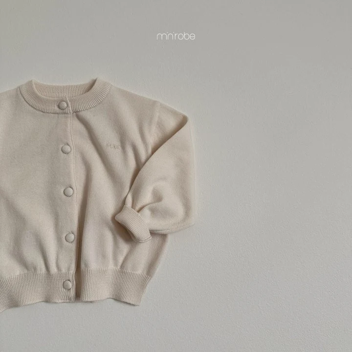 Mini Robe - Korean Baby Fashion - #babyboutiqueclothing - Bean Button Cardigan - 9