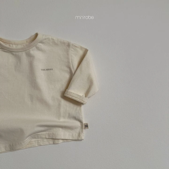Mini Robe - Korean Baby Fashion - #babyboutiqueclothing - Robe Logo Long Sleeve Tee - 9