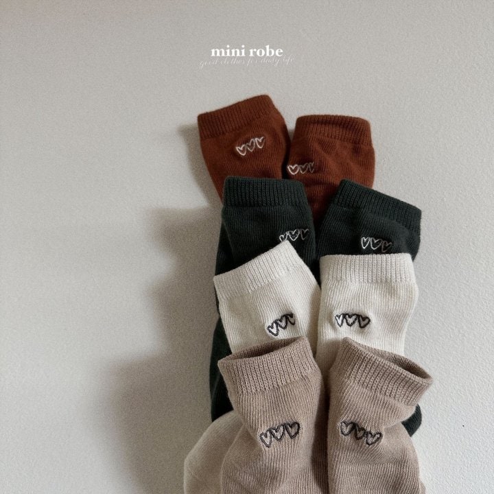 Mini Robe - Korean Baby Fashion - #babyboutiqueclothing - Love Socks Set