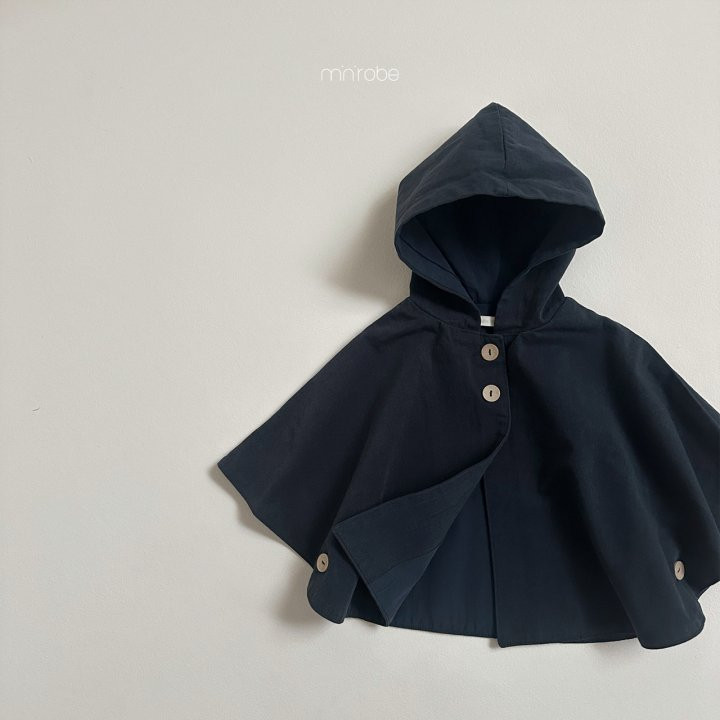 Mini Robe - Korean Baby Fashion - #babyclothing - Hooded Cape Coat - 7