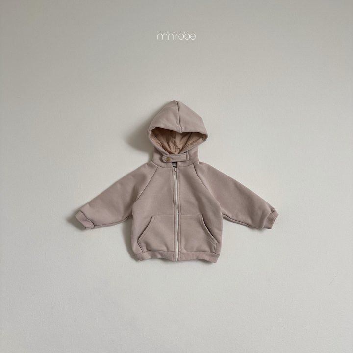 Mini Robe - Korean Baby Fashion - #babyfever - Button Hood Zip-up Jacket - 3