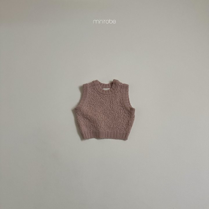 Mini Robe - Korean Baby Fashion - #babygirlfashion - Roa Knit Vest - 6