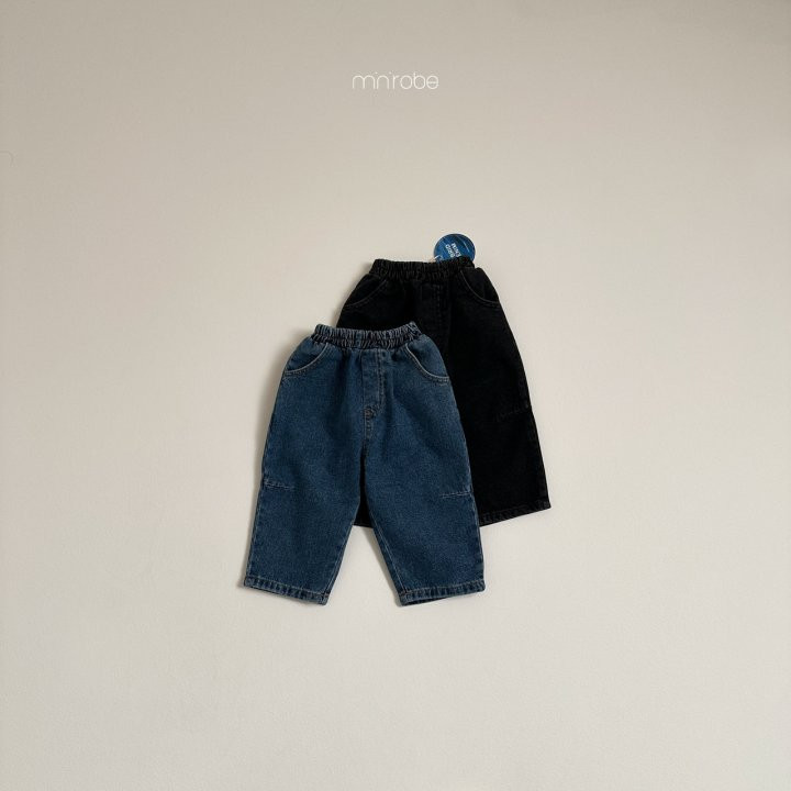Mini Robe - Korean Baby Fashion - #babylifestyle - Dart Denim Pants - 5