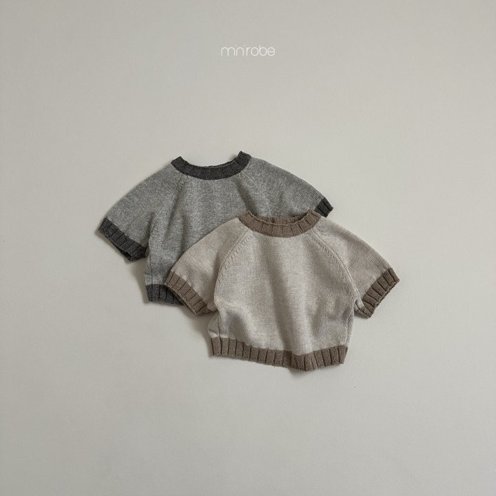 Mini Robe - Korean Baby Fashion - #babylifestyle - Reversible Short Sleeve Cardigan - 3