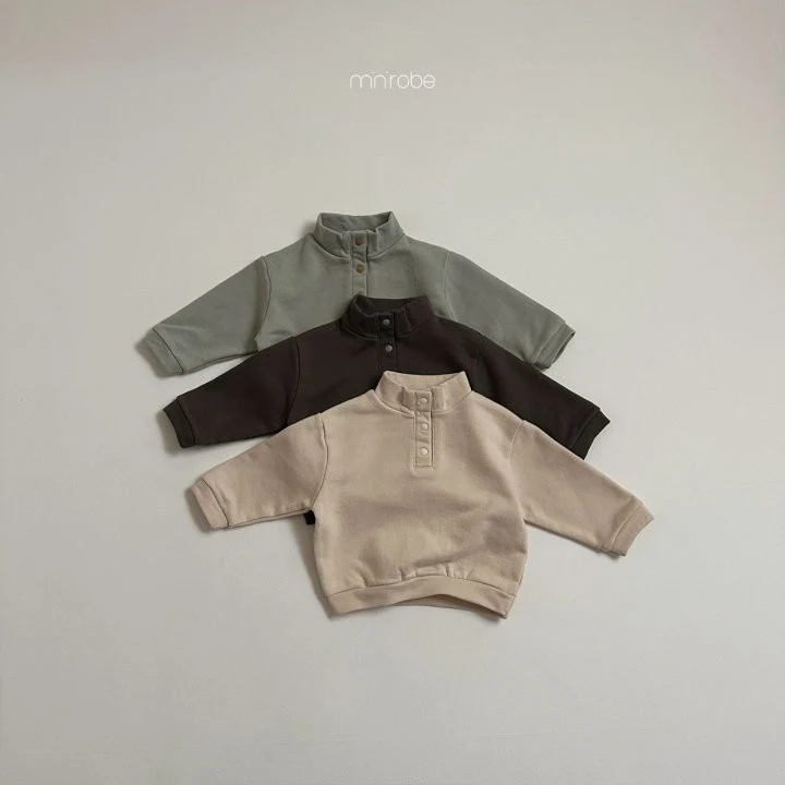 Mini Robe - Korean Baby Fashion - #babylifestyle - Half High Sweatshirts - 2