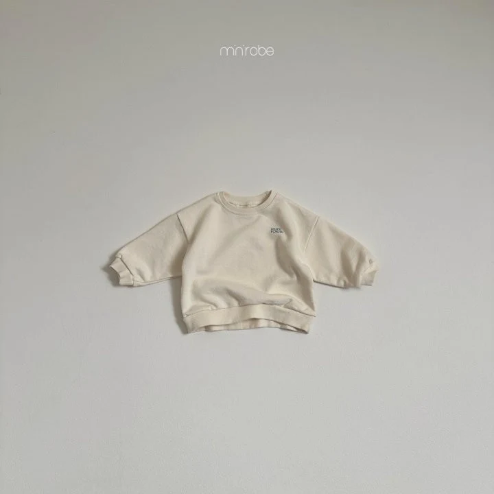 Mini Robe - Korean Baby Fashion - #babylifestyle - Round Logo Sweatshirts - 5