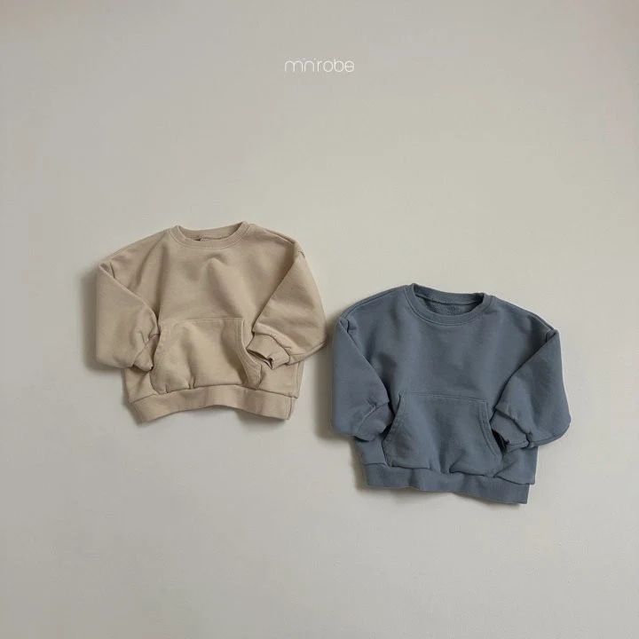 Mini Robe - Korean Baby Fashion - #babyoninstagram - Lulu Pocket Sweatshirts - 2
