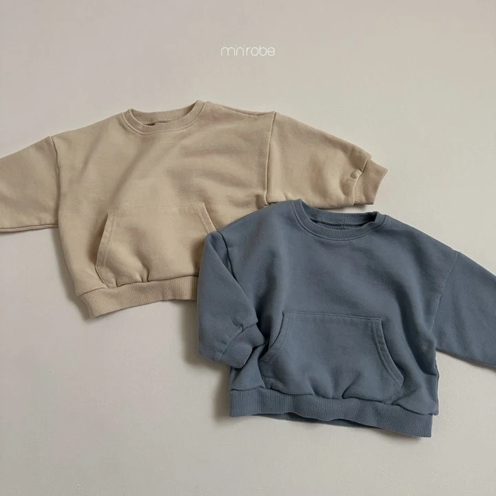 Mini Robe - Korean Baby Fashion - #babyootd - Lulu Pocket Sweatshirts - 3
