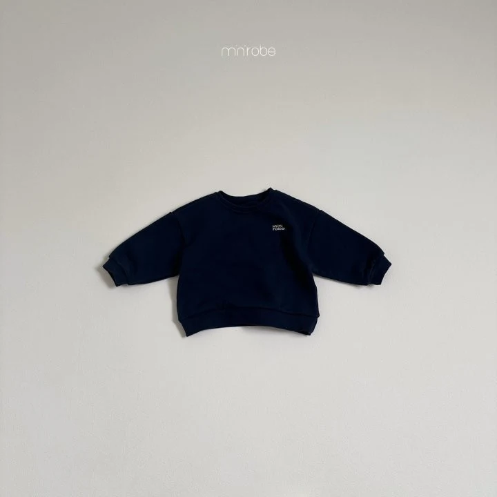 Mini Robe - Korean Baby Fashion - #babyootd - Round Logo Sweatshirts - 7