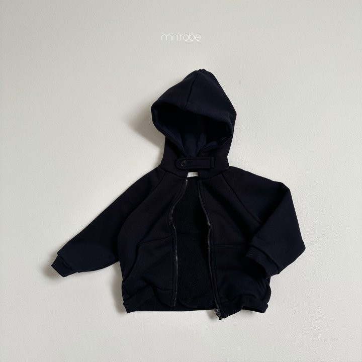 Mini Robe - Korean Baby Fashion - #babyootd - Button Hood Zip-up Jacket - 7