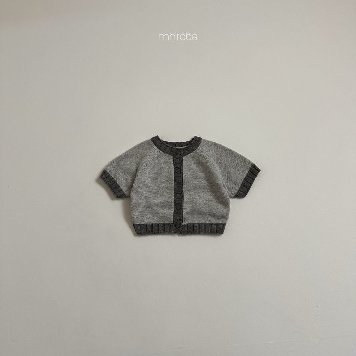 Mini Robe - Korean Baby Fashion - #babyoutfit - Reversible Short Sleeve Cardigan - 6