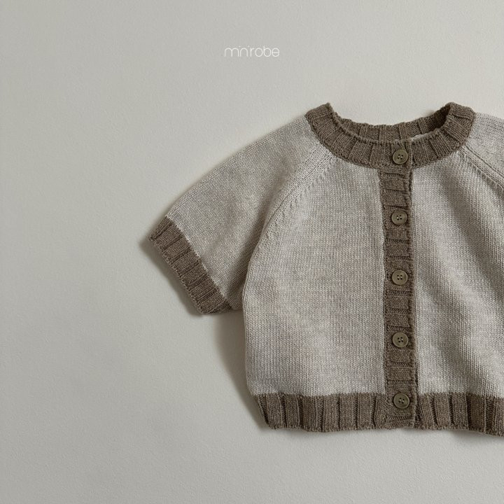 Mini Robe - Korean Baby Fashion - #babyoutfit - Reversible Short Sleeve Cardigan - 7