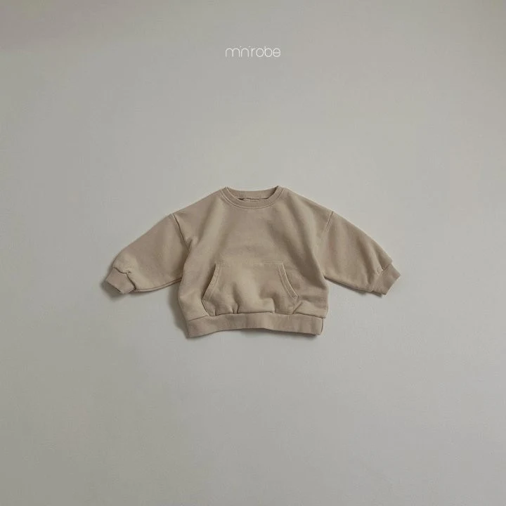 Mini Robe - Korean Baby Fashion - #babyootd - Lulu Pocket Sweatshirts - 4