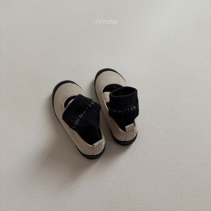 Mini Robe - Korean Baby Fashion - #babyoutfit - Lettering Socks - 10