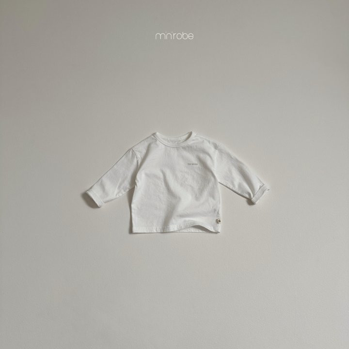 Mini Robe - Korean Baby Fashion - #babyoutfit - Robe Logo Long Sleeve Tee - 4